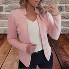 Damen Blazer Rosa, elegant und modern, ideal für Büro und Freizeit. Hochwertige Verarbeitung, figurbetont, modischer Look. Perfekt kombinierbar.