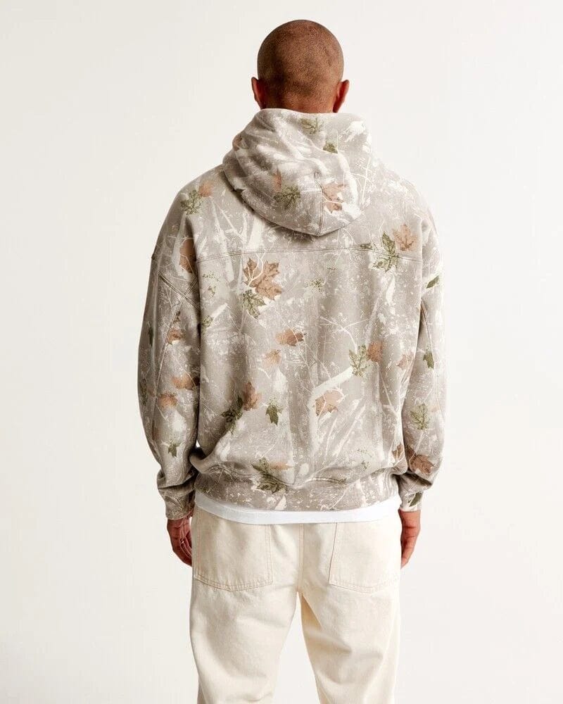 Herren-Hoodie mit Camouflage-Muster, lässiger Stil, ideal für Outdoor-Aktivitäten. Bequemer Kapuzenpullover, modisch und vielseitig einsetzbar.