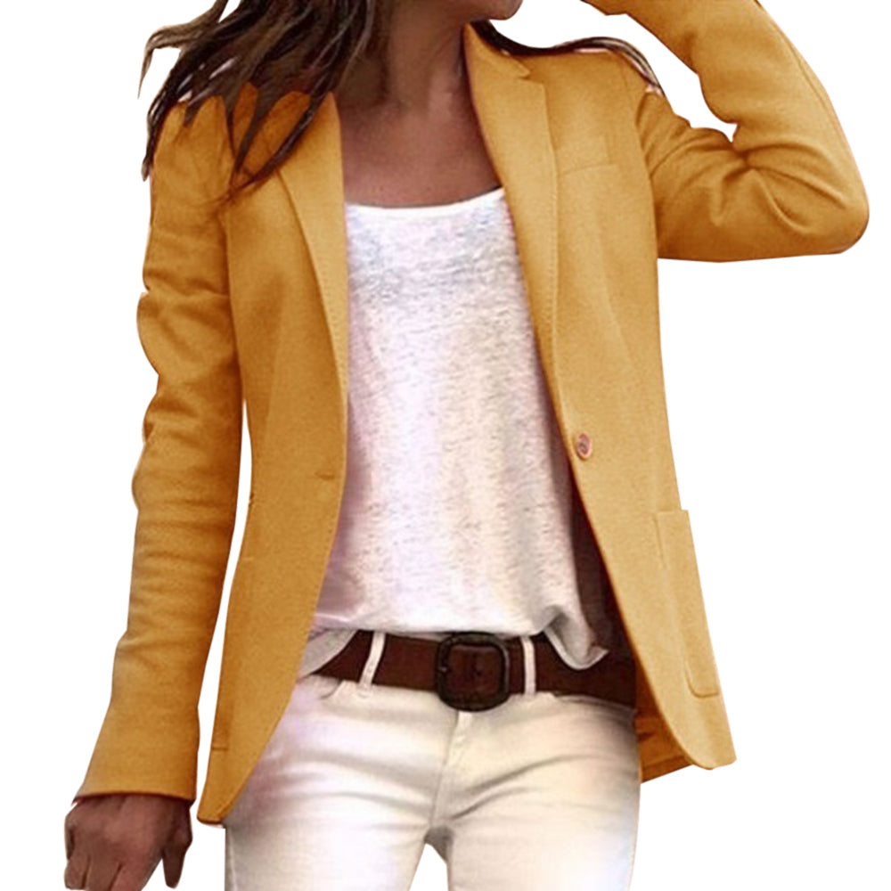 Damenblazer in Khaki, elegant und modern. Perfekt für Business und Freizeit. Hochwertige Verarbeitung, vielseitig kombinierbar.