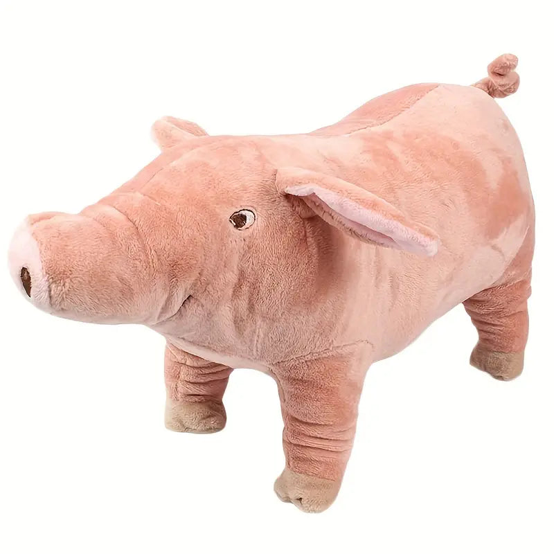 Kuscheliges Plüschschwein, rosa Stofftier, ideal als Geschenk für Kinder. Weiches Spielzeug, perfekt zum Kuscheln und Dekorieren.